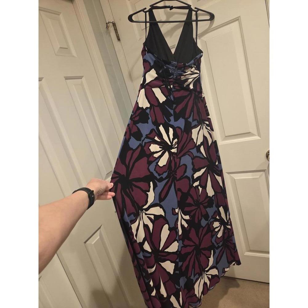Nine West Floral Pattern Maxi Dress Size 6 - Picture 14 of 14